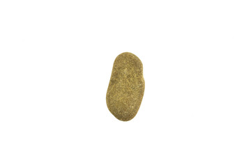Naklejka na ściany i meble stones or pebbles isolated on white background.