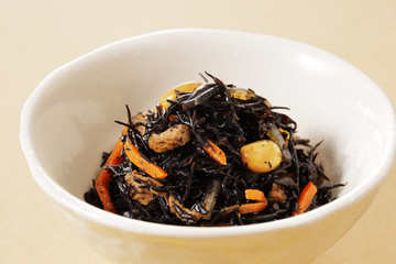 ひじきの煮物　Simmered Hijiki seaweed