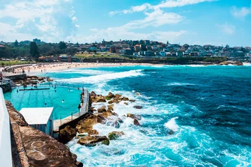 Foto auf Acrylglas Sydney Spaziergang von Bondi nach Coogee in Sydney, New South Wales, Australien