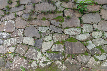 背景素材 福山城石垣