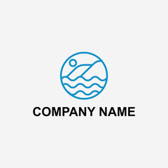 Logo design and logo template