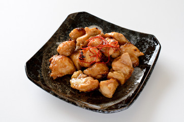 ぼんじりの照り焼き