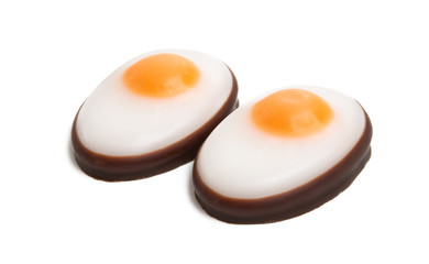 candy eggs isolated