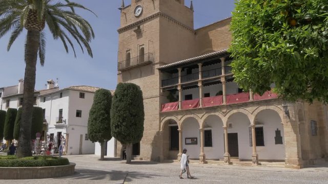 Parroquia Santa Maria la Mayor in Plaza Duquesa de Parcent, Ronda, Andalucia, Spain, Europe