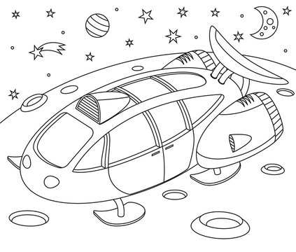 little einstein rocket ship coloring pages