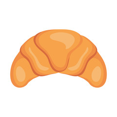 delicious bread croissant icon