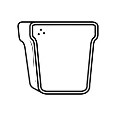 delicious bread toast icon