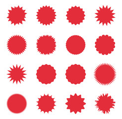 promo sale starburst, special offer sale label, sunburst promo tag