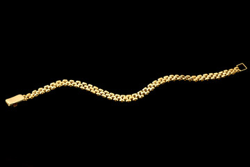 Bracelet from pure gold