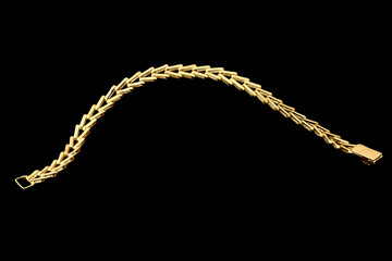 Bracelet from pure gold