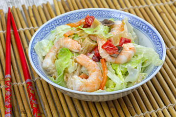 salade de crevettes