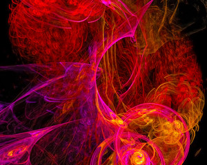  abstract fractal, fantasy design, party