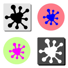 Spot. flat vector icon