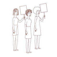 women with tag of wood avatar character