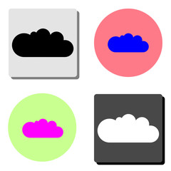 Cloud. flat vector icon