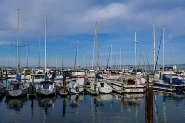 Fototapeta na wymiar San Francisco marina