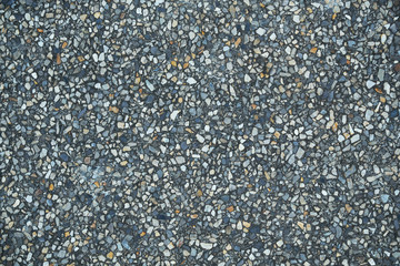 floor made from small stones. Texture and background