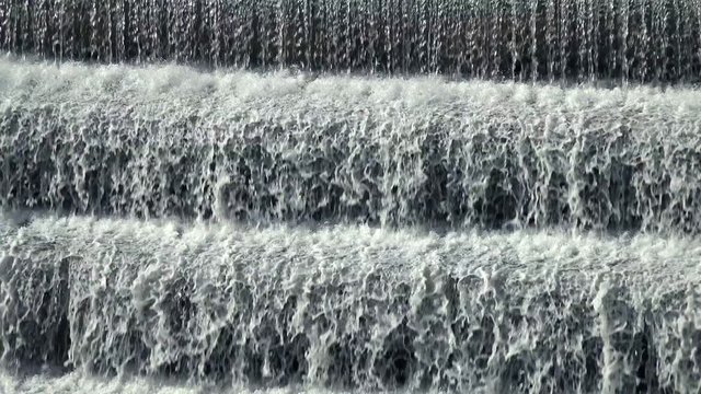 Lech waterfall near Fuessen, Allgaeu, Swabia, Bavaria, Germany