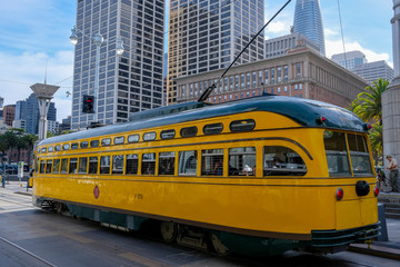 Fototapeta na wymiar San Francisco tram