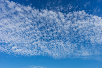 Fototapeta na wymiar Beautiful white clouds with blue sky background.