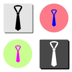 tie. flat vector icon