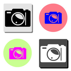 camera. flat vector icon