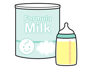 粉ミルクと哺乳瓶