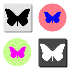 Butterfly. flat vector icon