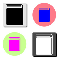 book. flat vector icon