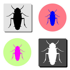 bug. flat vector icon