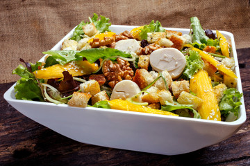 Salad with assorted vegetables