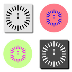 Time. flat vector icon