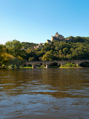 Fototapeta na wymiar A trip on the Dordogne River near Castenaud-la-Chapelle, Dordogne, France