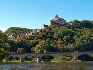 A trip on the Dordogne River near Castenaud-la-Chapelle, Dordogne, France