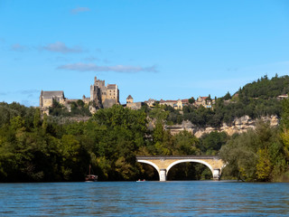 A trip on the Dordogne River near Beynac-et-Cazenac, Dordogne, France
