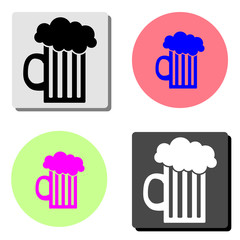 beer. flat vector icon