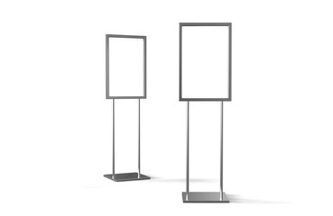 Indoor Pedestal Steel Sign Stand poster banner advertisement Display, Lobby Menu Board, 3D...