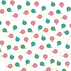 seamless pattern with light bulb