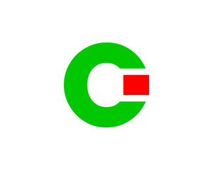 Initial letter CO logo design