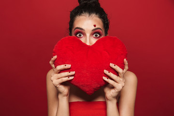 Beauty portrait of an attractive young woman