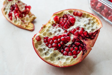 Ripe Pomegranate with Seeds