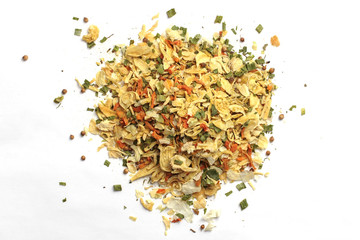 Spice mix on a white background. isolated