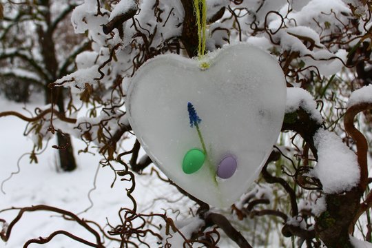 Ostergr&uuml;&szlig;e mit Herz