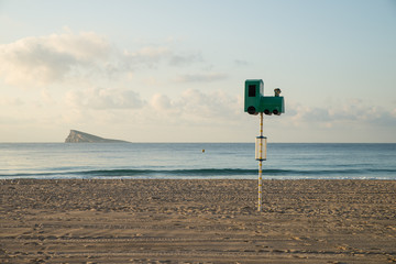 Benidorm beach early morning