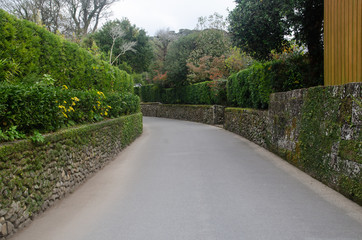 Warriors' houses in Chiran area of Minamikyuchu city, Kagoshima prefecture, Japan