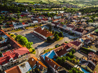 Staszów Rynek z drona