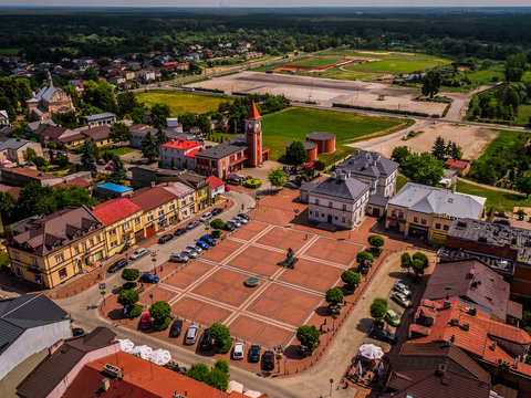 Fototapeta Warka Miasto ujęcia powietrzne