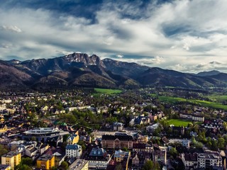 Zakopane Tatry panorama z drona © Sławek Rakowski
