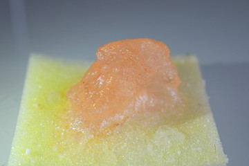 a rock salt mineral harvested and analyzed in the laboratory