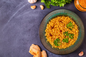 Lentil soup (Masoor Dal or Dal Tadka Curry)